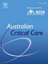 Australian Critical Care雜志封面